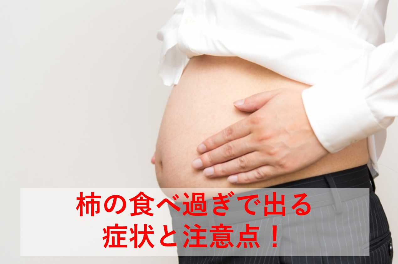 柿をたくさん食べると栄養摂りすぎ!?食べ過ぎで出る症状と注意点！